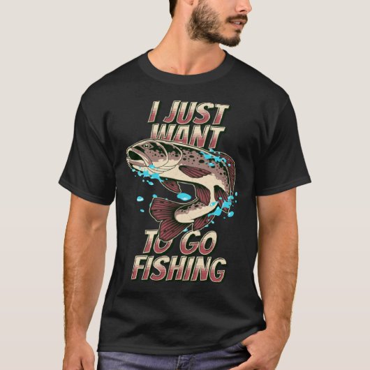 Cool Fishing Fishing  Beautiful Fish Tシャツ (正面)