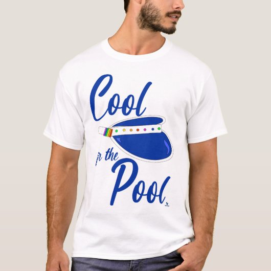 Cool For Pool Fun Summer Visor Design Tシャツ (正面)