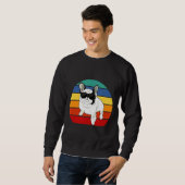 Cool Frenchie Dog French Bulldog スウェットシャツ (正面フル)