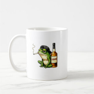 Cool Frog Cartoon コーヒーマグカップ