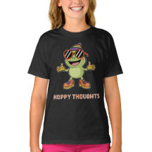 Cool Frog Hoppy Thoughts Cartoon