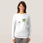Cool Frog “Just Vibing” Funny T-Shirt Tシャツ (正面フル)