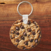 Cool Fun Chocolate Chip Cookie Theme  キーホルダー (正面)