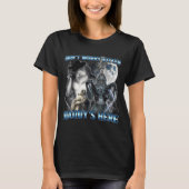 Cool Funny Alpha Wolf Meme Don't Worry Kitten Dadd Tシャツ (正面)