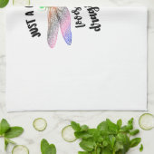 Cool Funny Just A Girl Who Loves Dragonflies Shirt キッチンタオル (折り畳み)