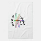 Cool Funny Just A Girl Who Loves Dragonflies Shirt キッチンタオル (縦)