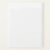 Cool Funny Modern American Best Mom Name プランナー手帳 (裏面)