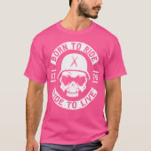 Cool Funny Motorcycle Motorbike Biker Tシャツ (正面)