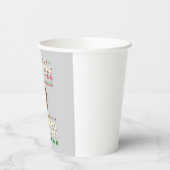 Cool Funny Wiener Dog Christmas Dachshund Holiday  紙コップ (左)