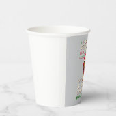 Cool Funny Wiener Dog Christmas Dachshund Holiday  紙コップ (右)