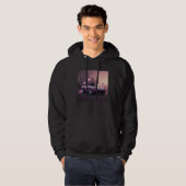 Cool Future Classic Sports Car Drive Race City Lif パーカ (正面フル)