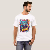 Cool Game Time – Graffiti Gamer Splash Tee Tシャツ (正面フル)