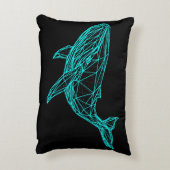 Cool Gamer Whale Accent Pillow アクセントクッション (裏面(縦))