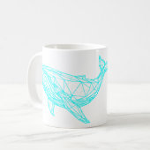 Cool Gamer Whale Coffee Mug コーヒーマグカップ (正面左)