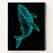 Cool Gamer Whale Deluxe Spiral Notebook ノートブック (裏面)