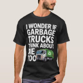 Cool Garbage Truck Design For Men Women Trash Garb Tシャツ (正面)