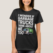 Cool Garbage Truck Design For Men Women Trash Garb Tシャツ (正面)