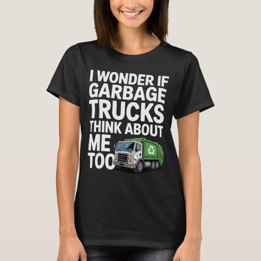 Cool Garbage Truck Design For Men Women Trash Garb Tシャツ (正面)