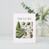 Cool Gardening Landscaping customizable Postcard ポストカード (スタンド正面)