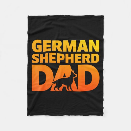 Cool German Shepherd Design For Men Boys Dog Lover フリースブランケット (正面)