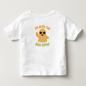 Cool Ghost Halloween T-Shirt | Funny Kids Tee トドラーTシャツ (裏面)