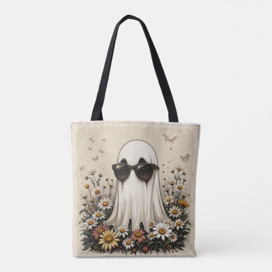 Cool Ghost Halloween Tote トートバッグ (裏面)
