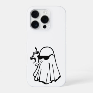 Cool Ghost with Cigarette – Halloween Phone Case iPhone 16 Proケース
