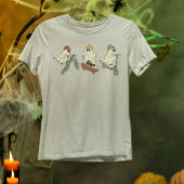 Cool Ghosts Skateboarding Bike Riding Tシャツ