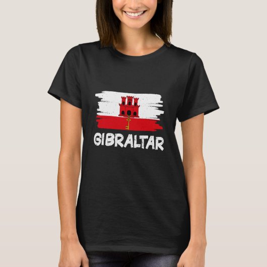 Cool Gibraltar Flag Tシャツ (正面)