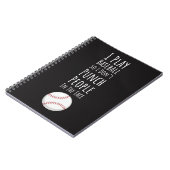 Cool Gifts For Baseball Players Team Athletic ノートブック (左側)