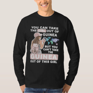 Cool Girl from Guinea  Proud Guinea Girl Tシャツ