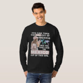 Cool Girl from Mexico Proud Mexico Girl Tシャツ (正面フル)