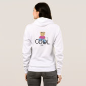 Cool Girl Teddy Hoodie – Cute Style  パーカ (裏面フル)