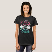 Cool Girls Ghost Hunting Hobby for Paranormal Inve Tシャツ (正面フル)