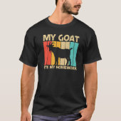 Cool Goat For Kids Boys Goat Farmer Farming Tシャツ (正面)