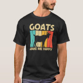 Cool Goat For Men Women Goat Farmer Farming Tシャツ (正面)
