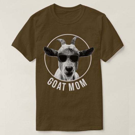 Cool Goat Pun for a Goat Mom  Tシャツ (デザイン正面)