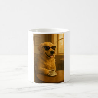Cool Golden Retriever Coffee Mug コーヒーマグカップ