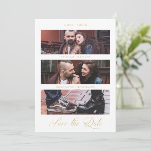 Cool Golden Romantic Wedding 3 Multi Photos (スタンド正面)