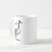 Cool Goose With Canada Flag Costume For Man And Wo コーヒーマグカップ (正面左)