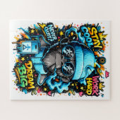 Cool Graffiti Gorilla | Street Art Motivation ジグソーパズル (横)
