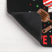 Cool Grandpas Love To Cook Festive Fun Candy Cane  マウスパッド (コーナー)