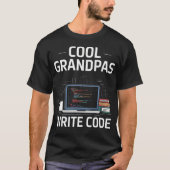 Cool Grandpas Write Code Funny Programmer Coding Tシャツ (正面)
