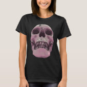 Cool Graphic Skull Death Skeleton Goth Halloween Tシャツ (正面)