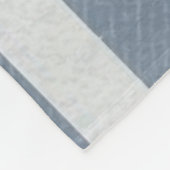 Cool Gray Minimalist Plaid Fleece Blanket フリースブランケット (角)