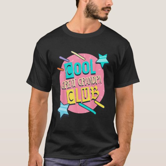 Cool Great Grandpa Club Great Grandpa Humor Tシャツ (正面)