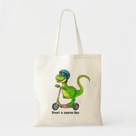Cool Green Dinosaur トートバッグ
