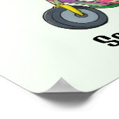 Cool Green Dinosaur ポスター (角)