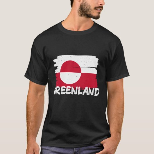 Cool Greenland Flag 1 Tシャツ (正面)
