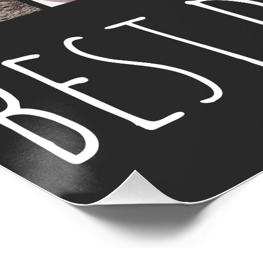 Cool Grey 28 Photo Best Daddy Ever ポスター (コーナー)